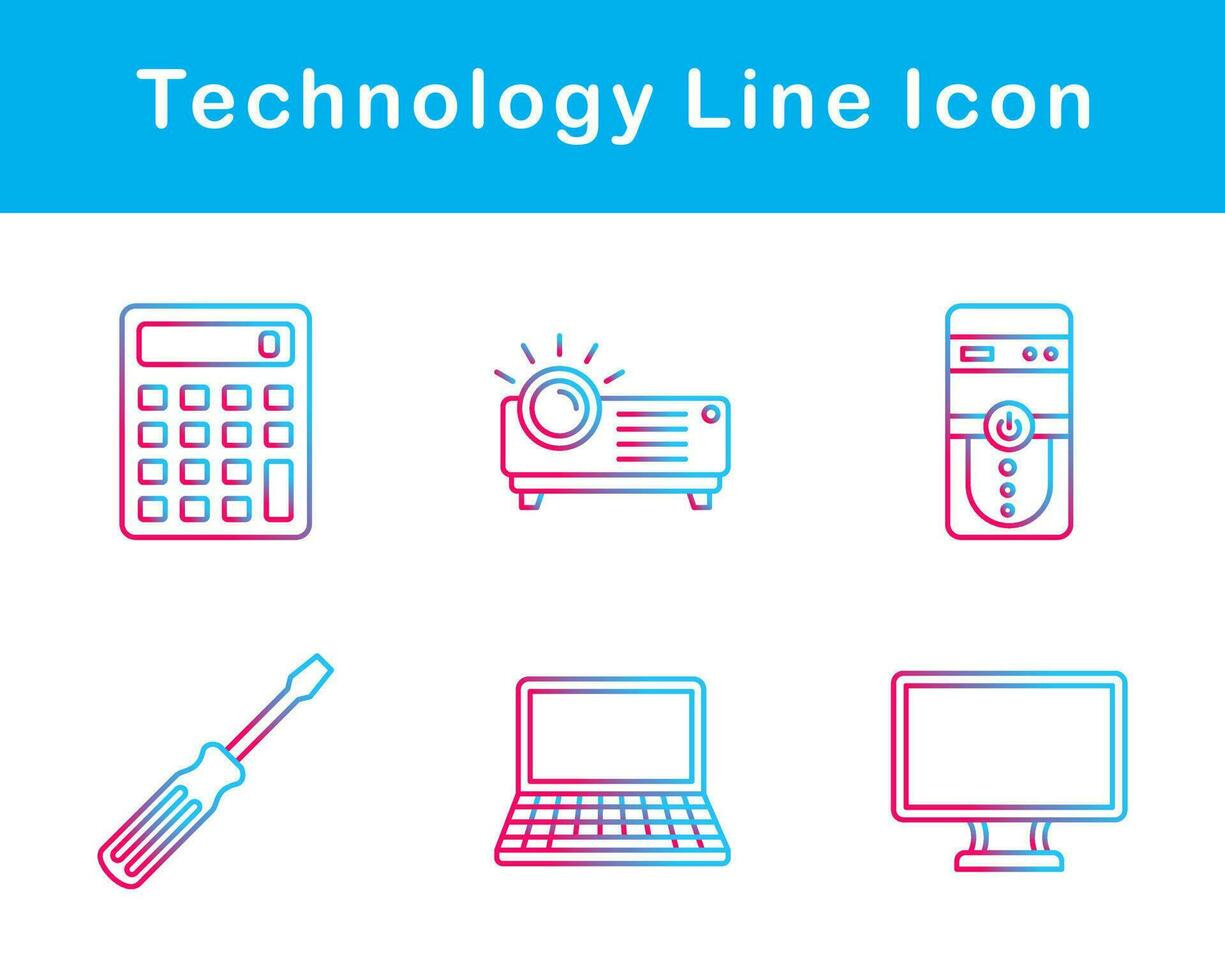 Technology Vector Icon Set