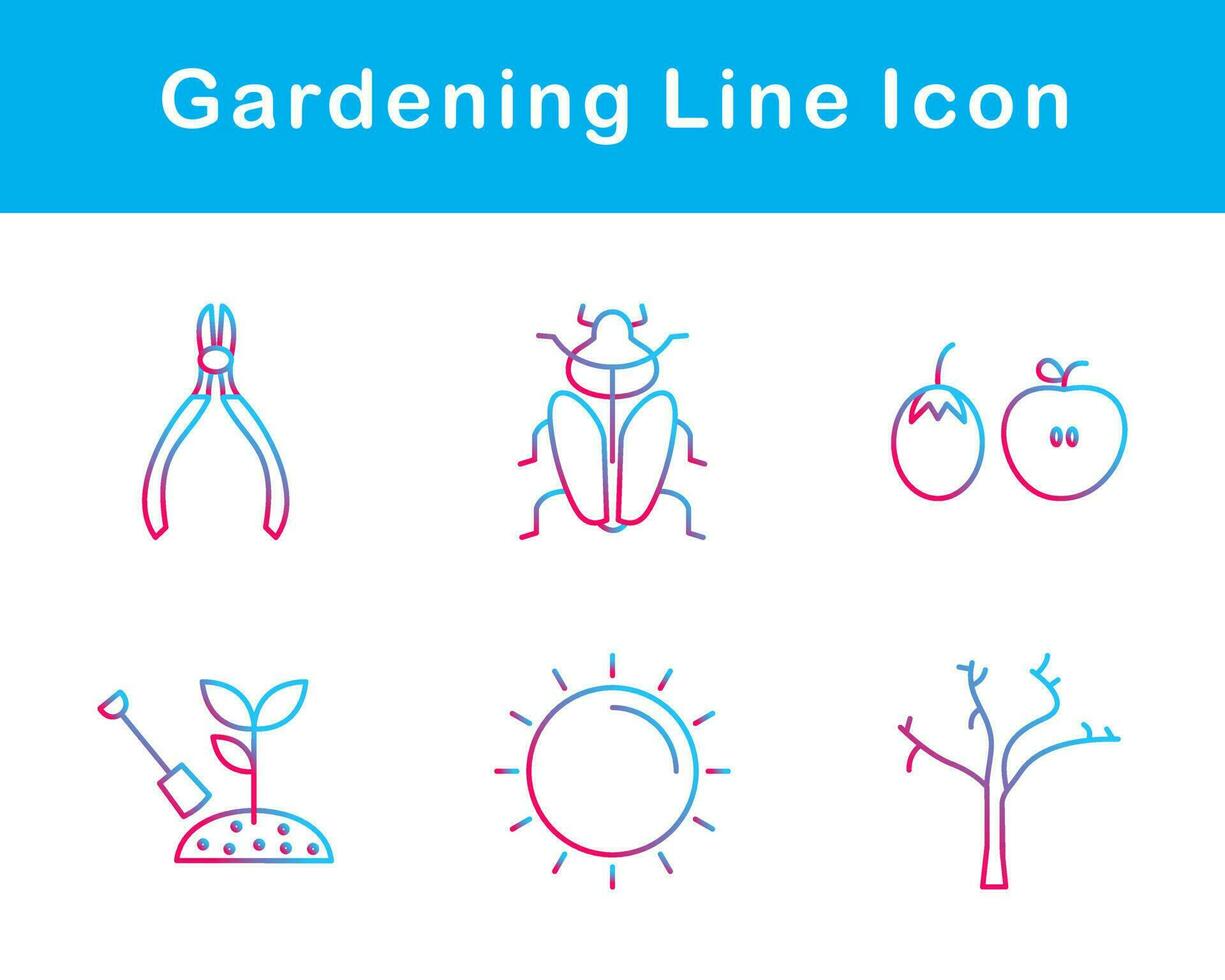 Gardening Vector Icon Set