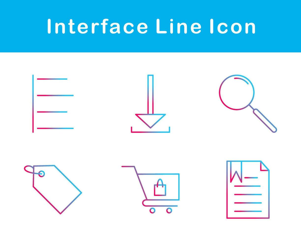 Interface Vector Icon Set