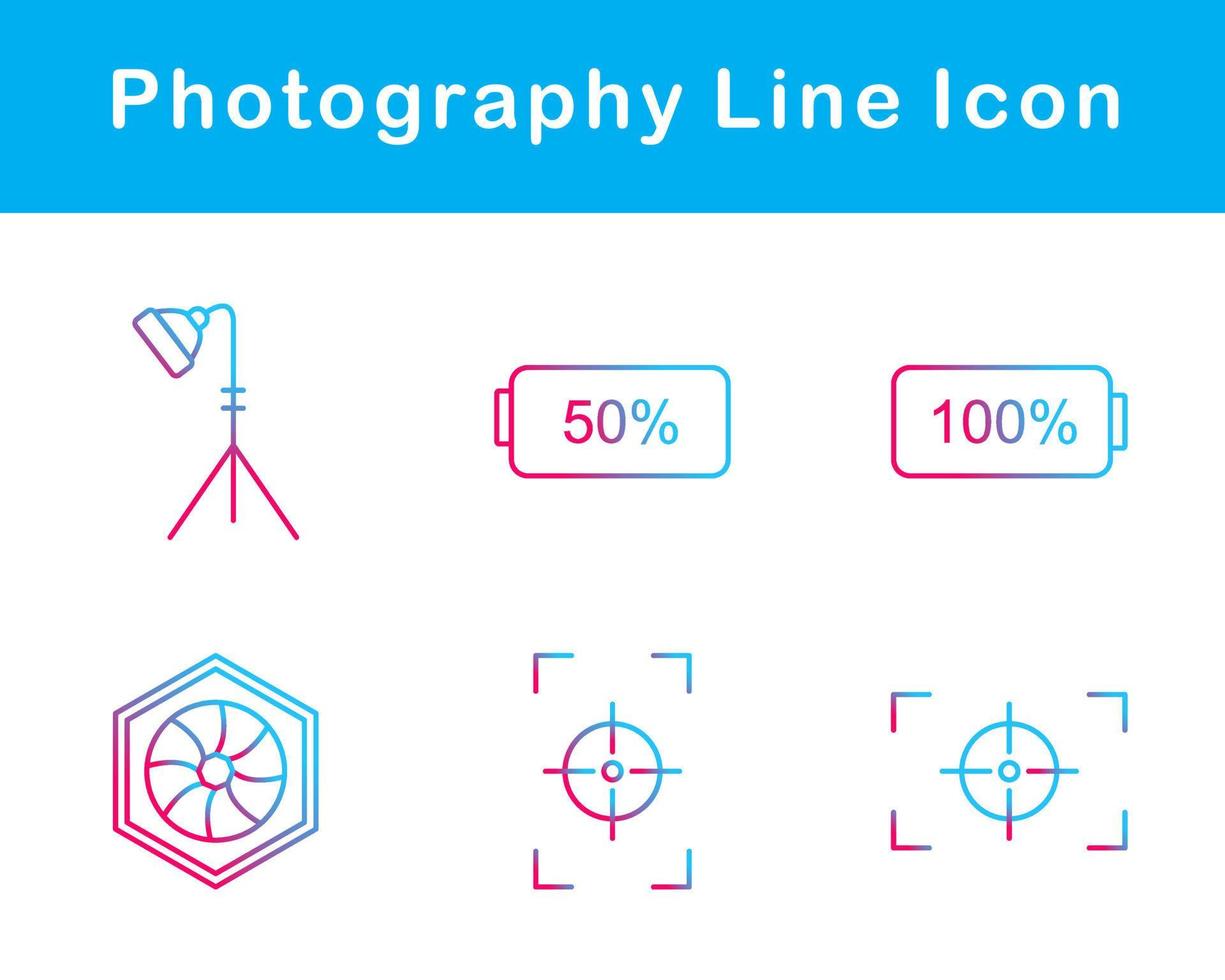 Photography Vector Icon Set