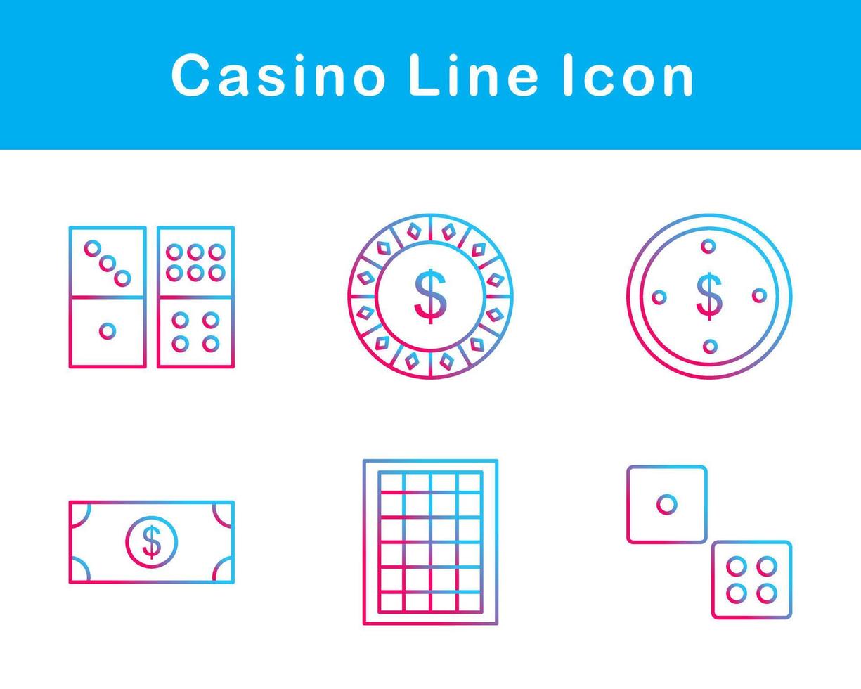 Casino Vector Icon Set