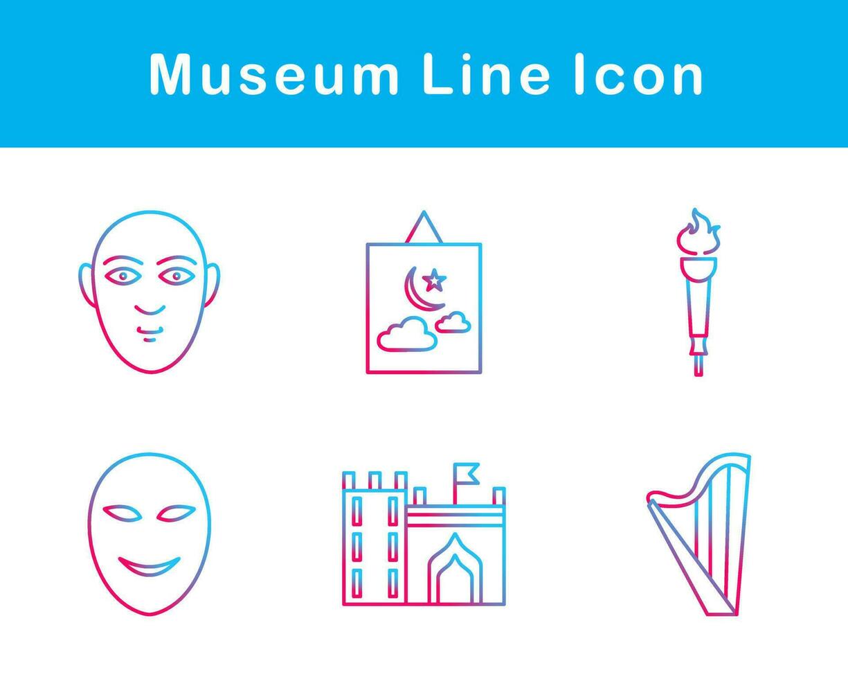 Museum Vector Icon Set