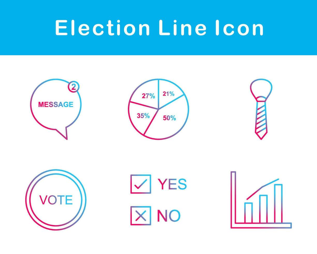 Election Vector Icon Set