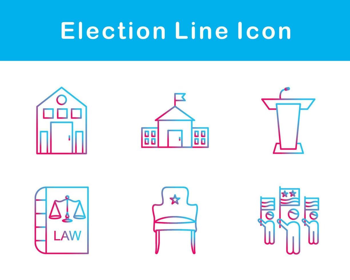 Election Vector Icon Set