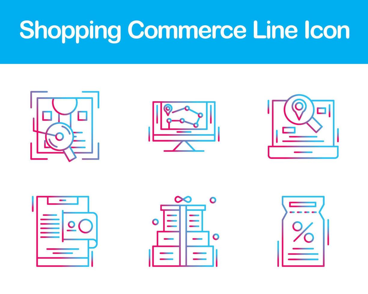 Shopping Commerce Vector Icon Set