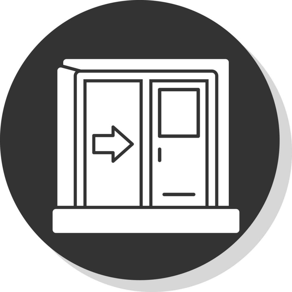 Exit Vector Icon Design