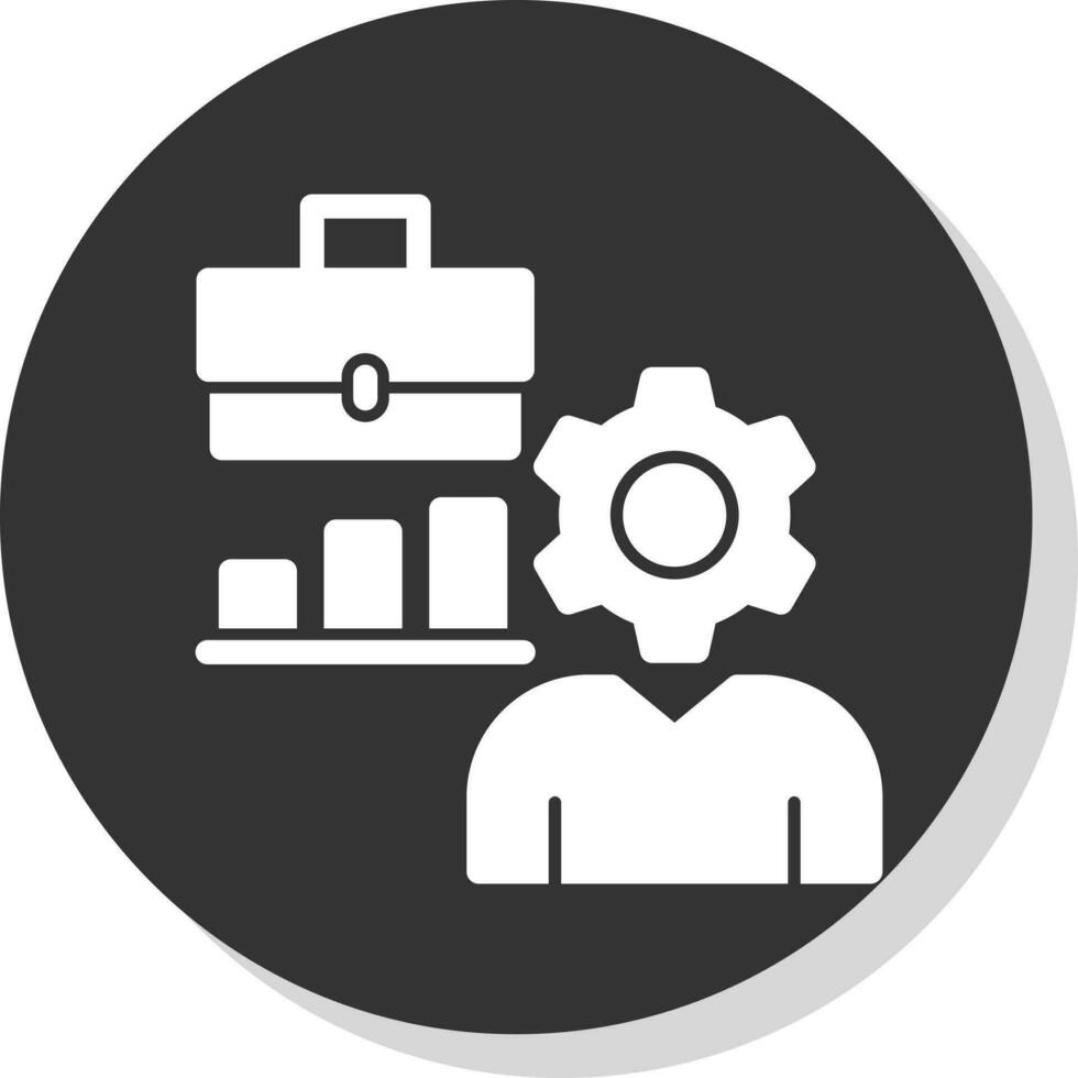 Hard At Work Vector Icon Design