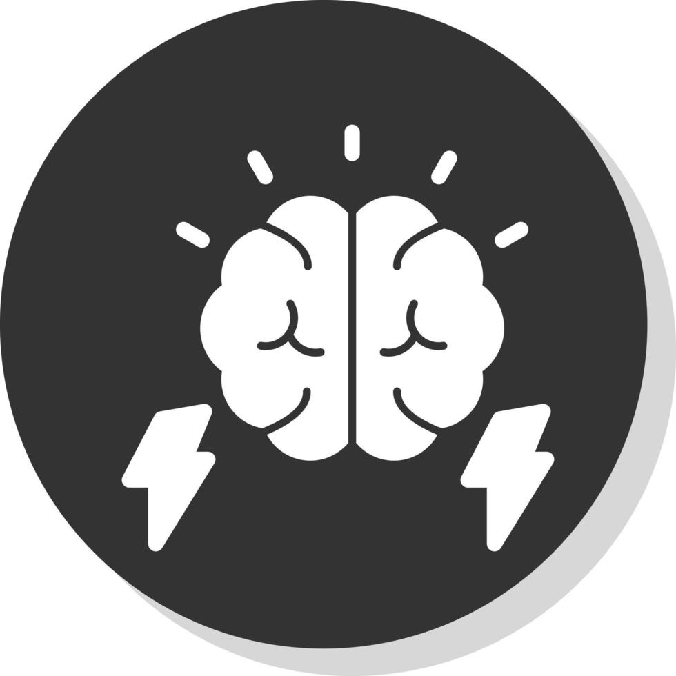 Brain Power Vector Icon Design