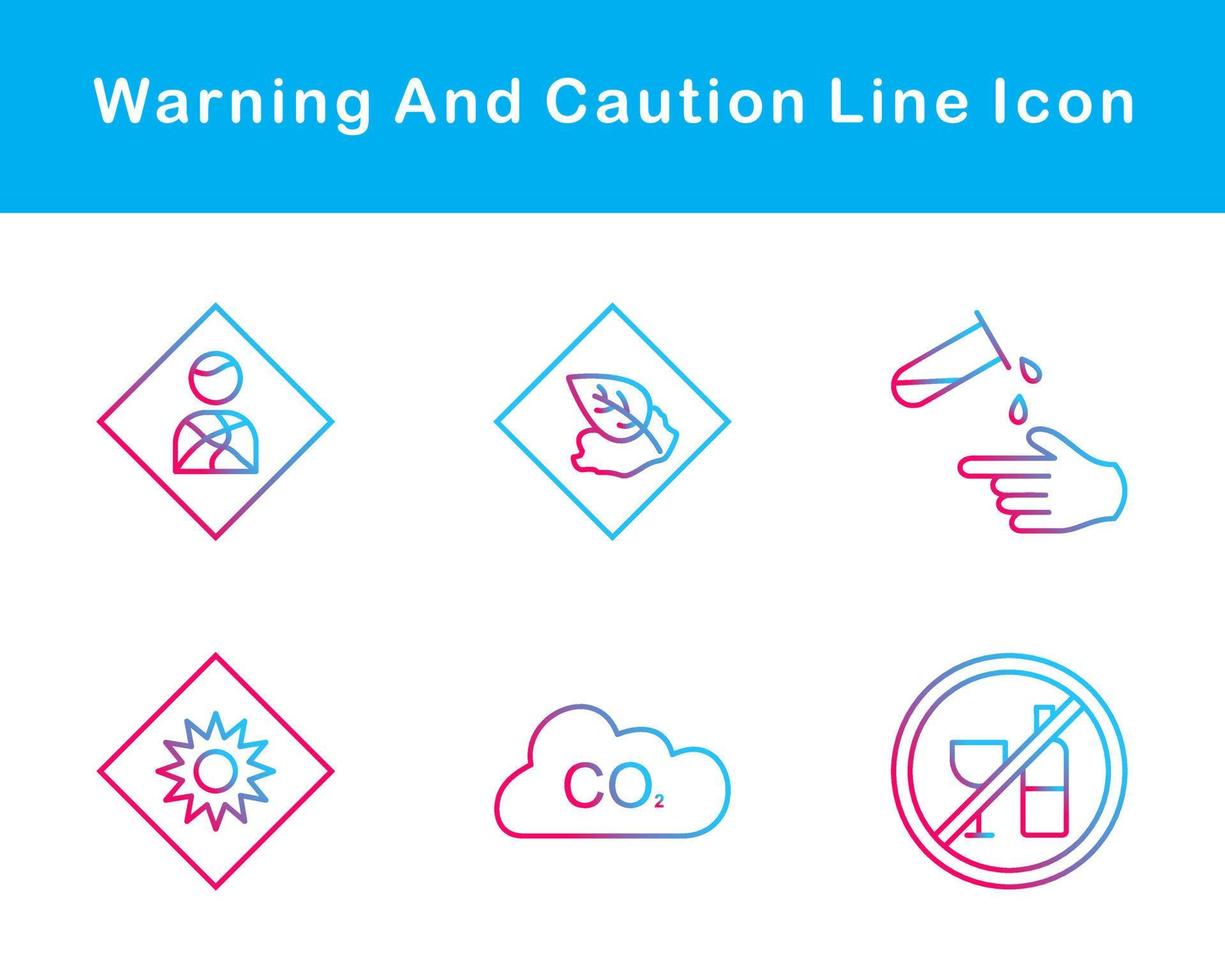 Warning And Caution Vector Icon Set