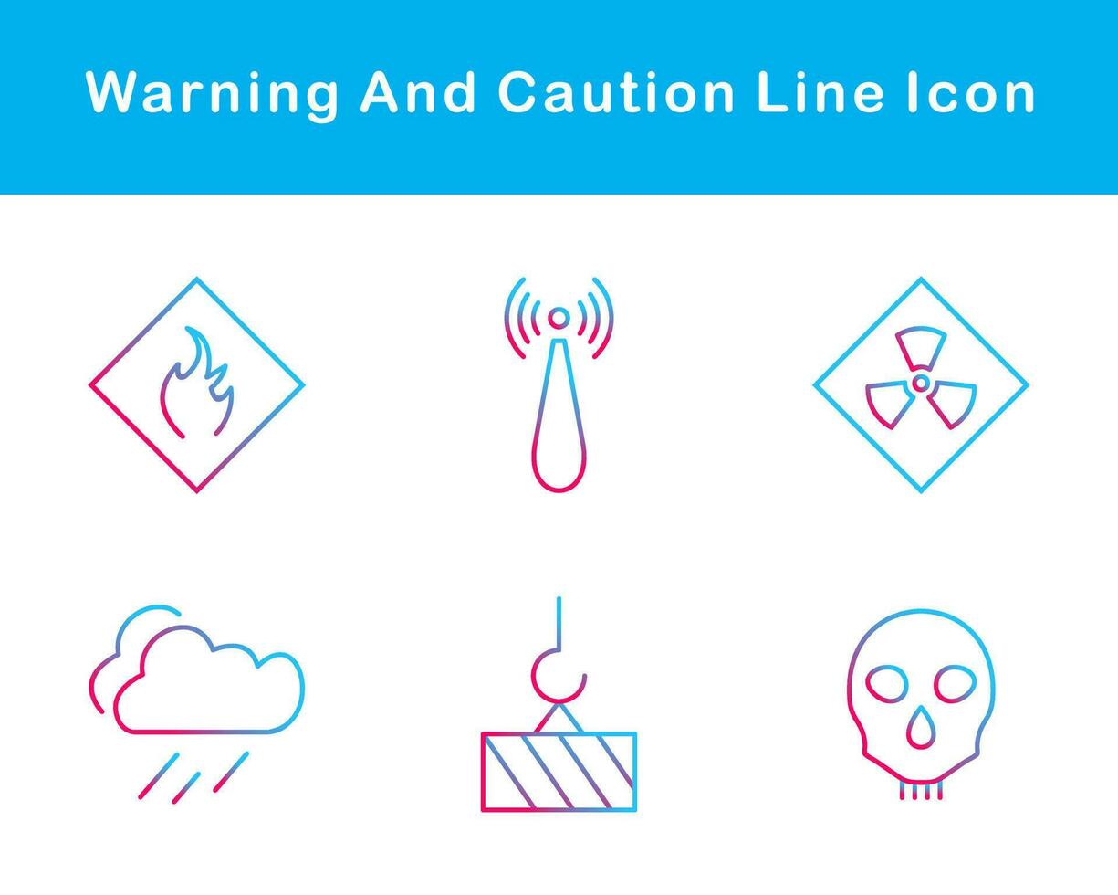 Warning And Caution Vector Icon Set