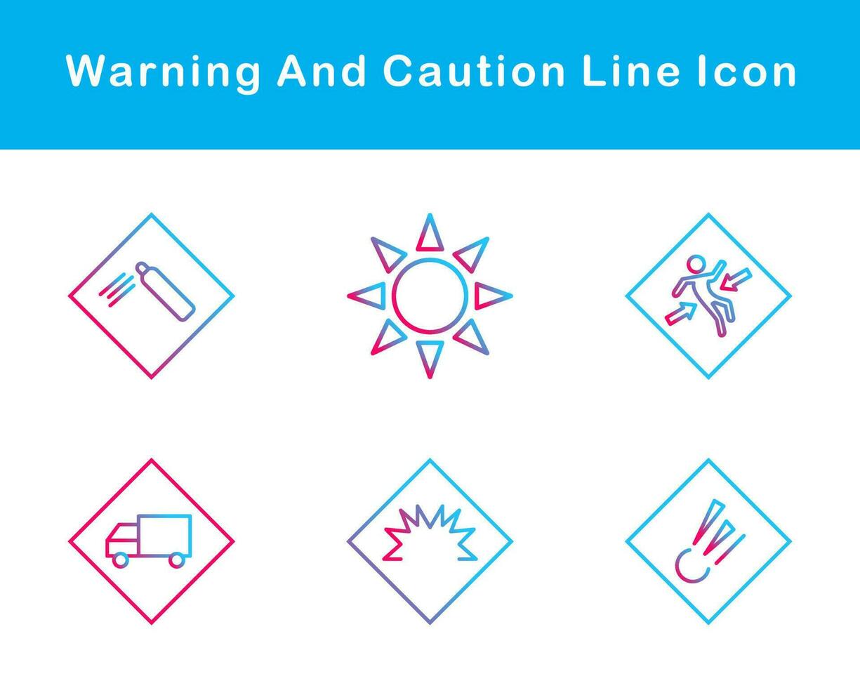 Warning And Caution Vector Icon Set