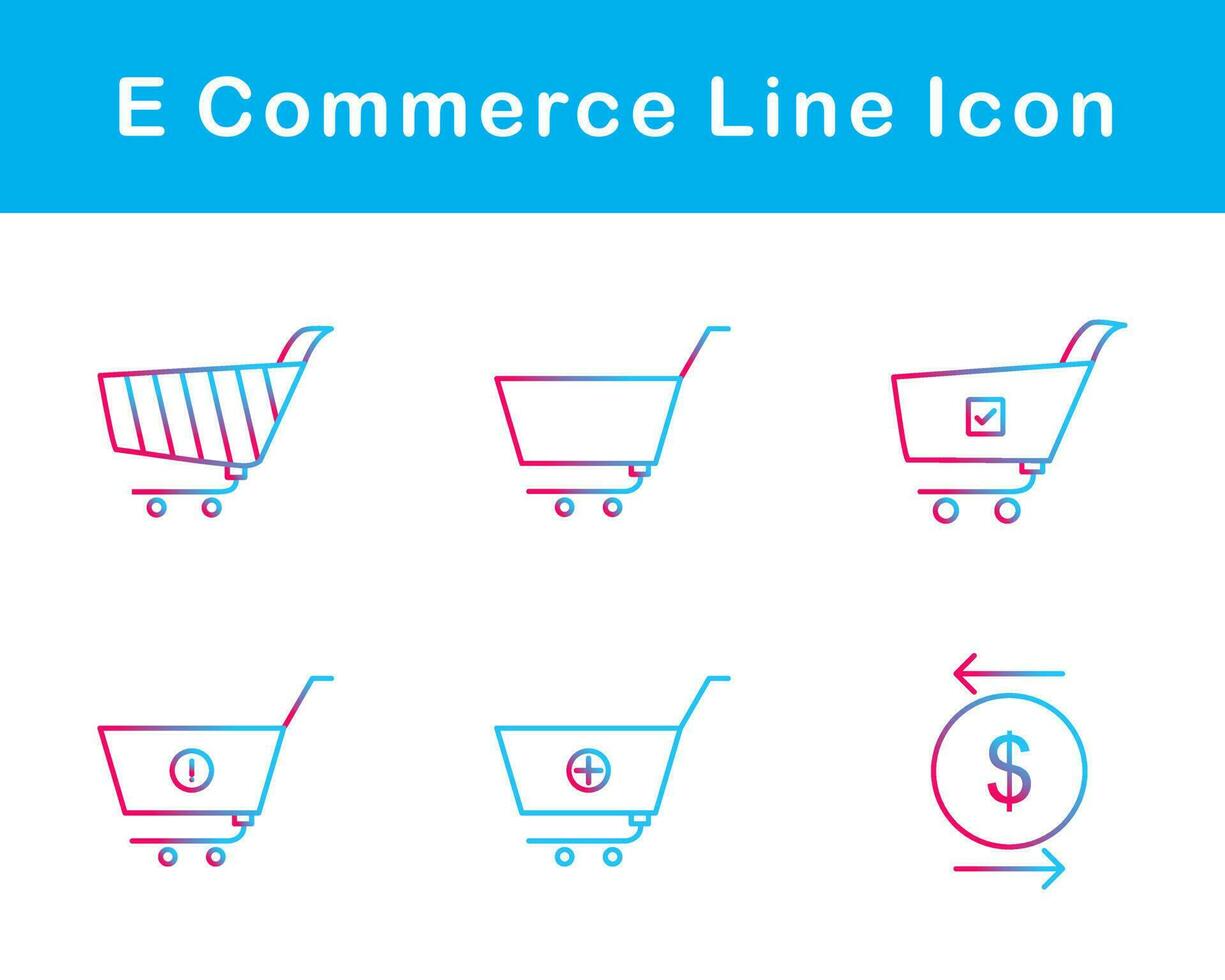 E Commerce Vector Icon Set