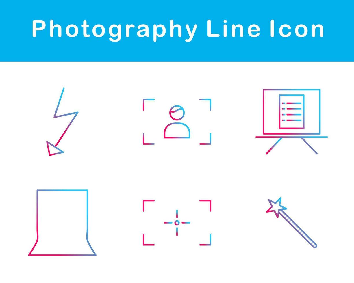 Photography Vector Icon Set