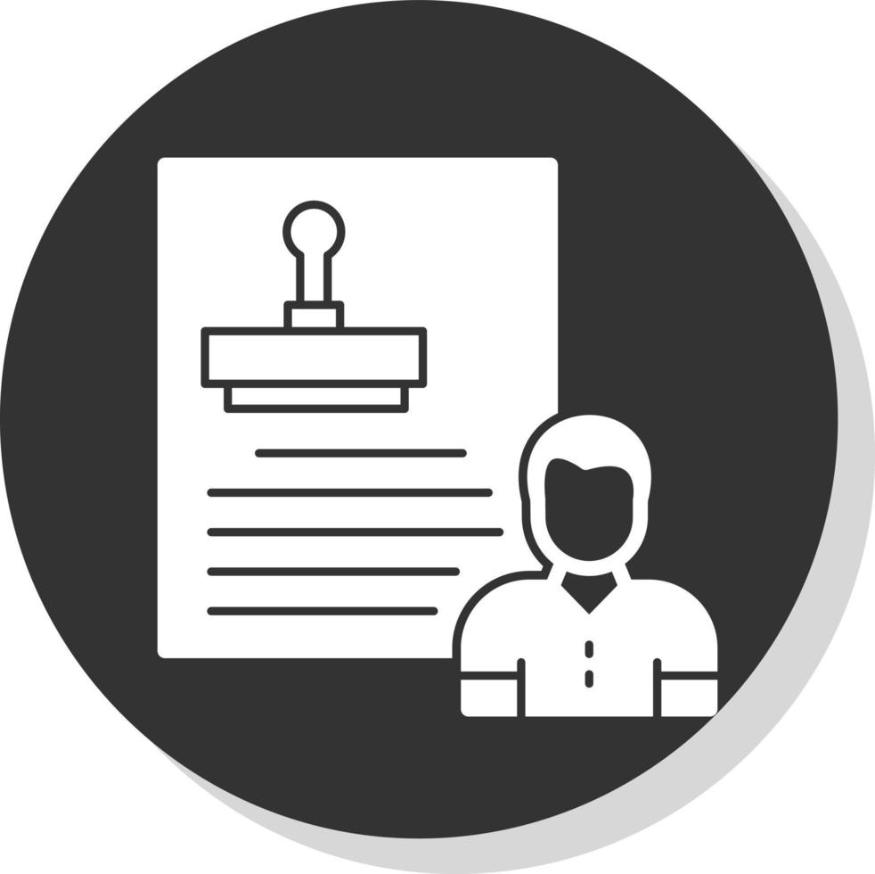 Supervisory Authority Vector Icon Design