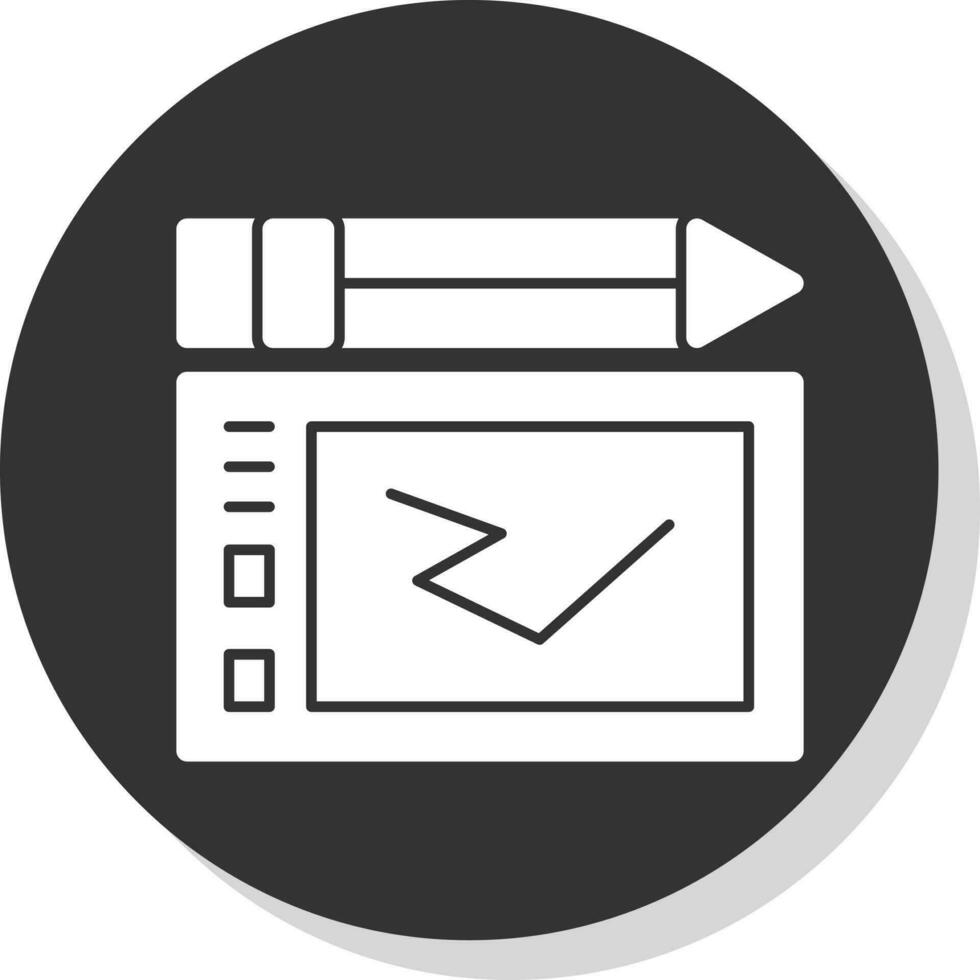 Graphic Tablet Vector Icon Design