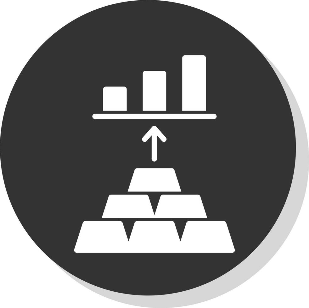 Gold Investing Vector Icon Design