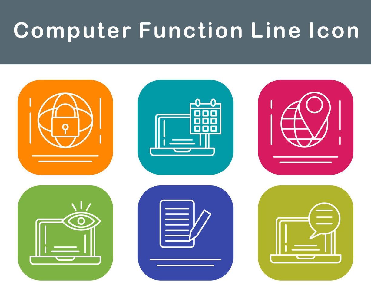 Computer Function Vector Icon Set 20653546 Vector Art at Vecteezy