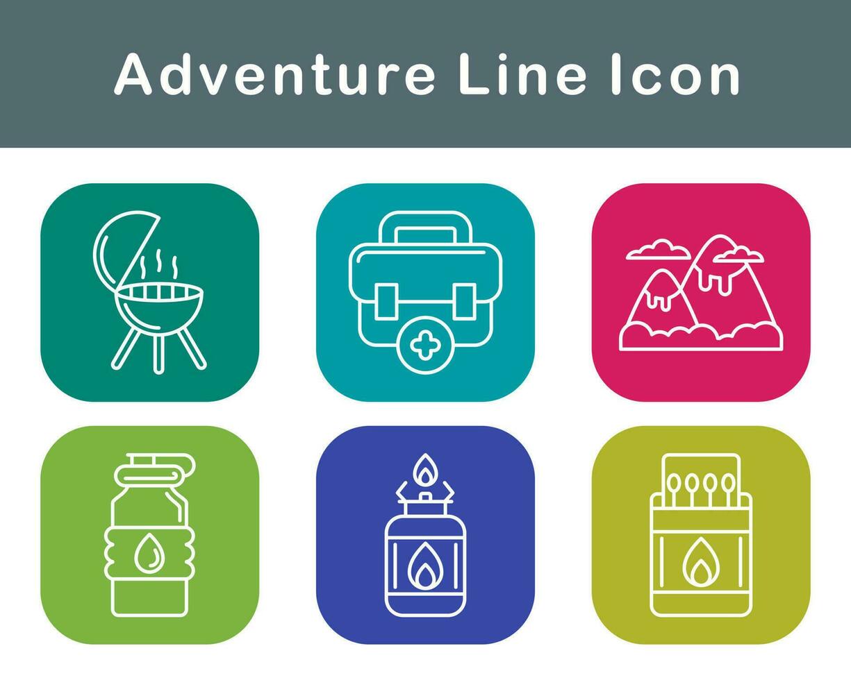 Adventure Vector Icon Set