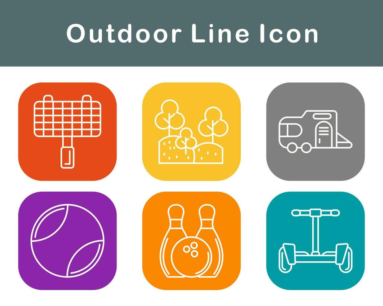 Outdoor Vector Icon Set