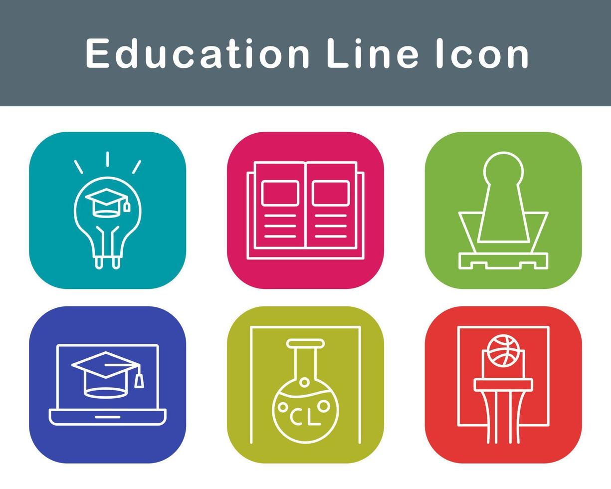 Education Vector Icon Set