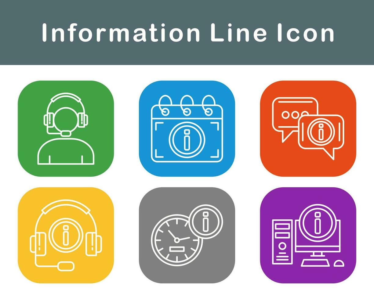 Information Vector Icon Set