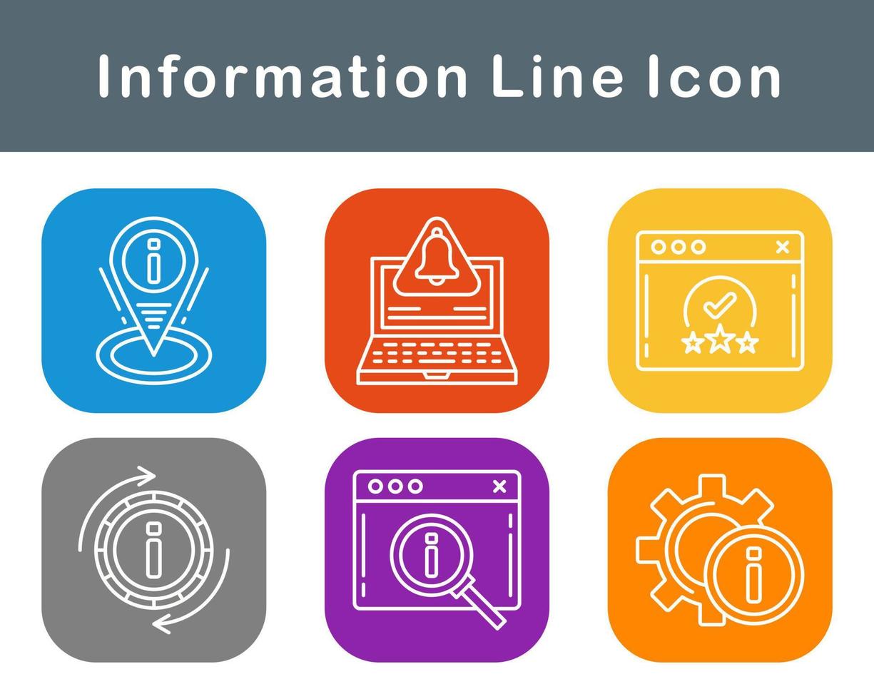 Information Vector Icon Set