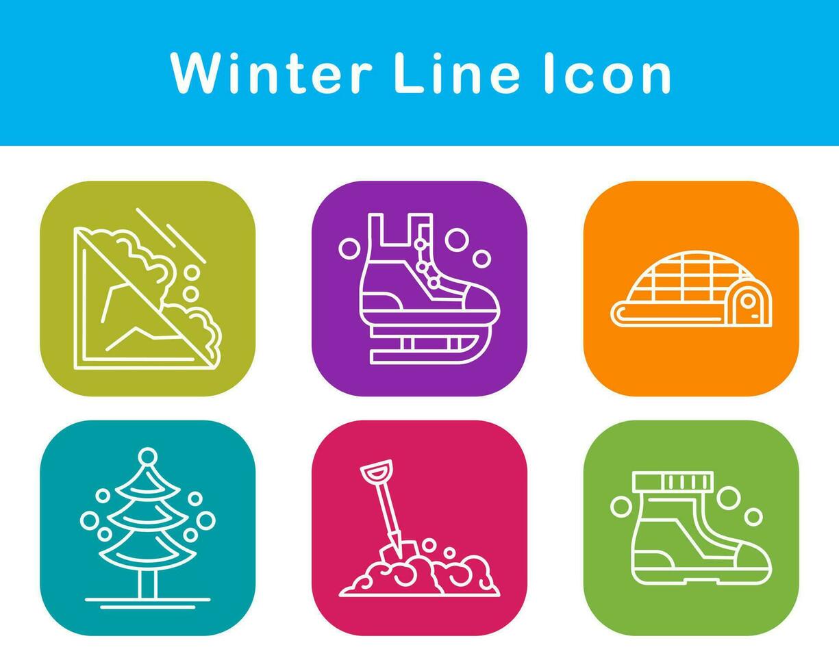 Winter Vector Icon Set