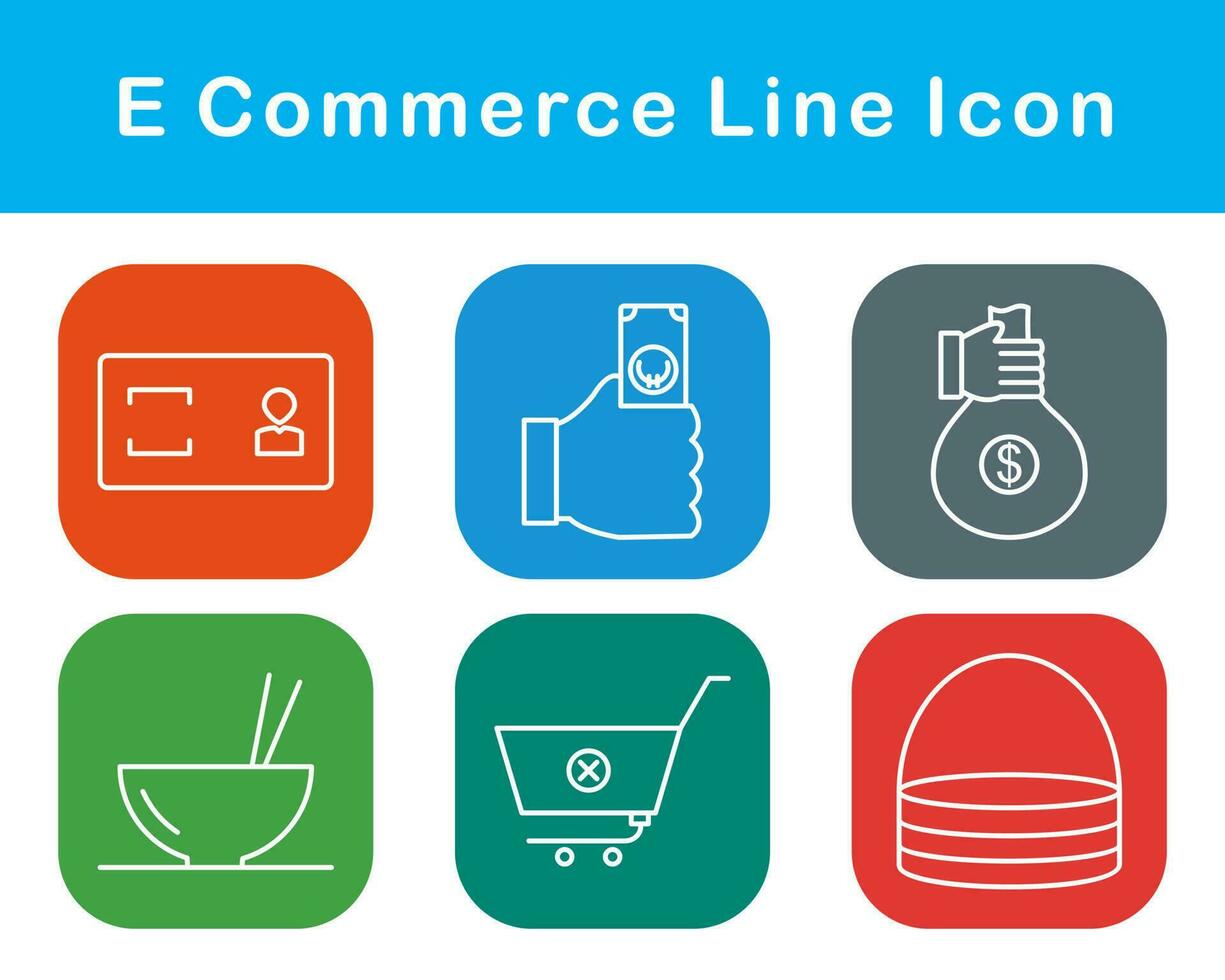 E Commerce Vector Icon Set