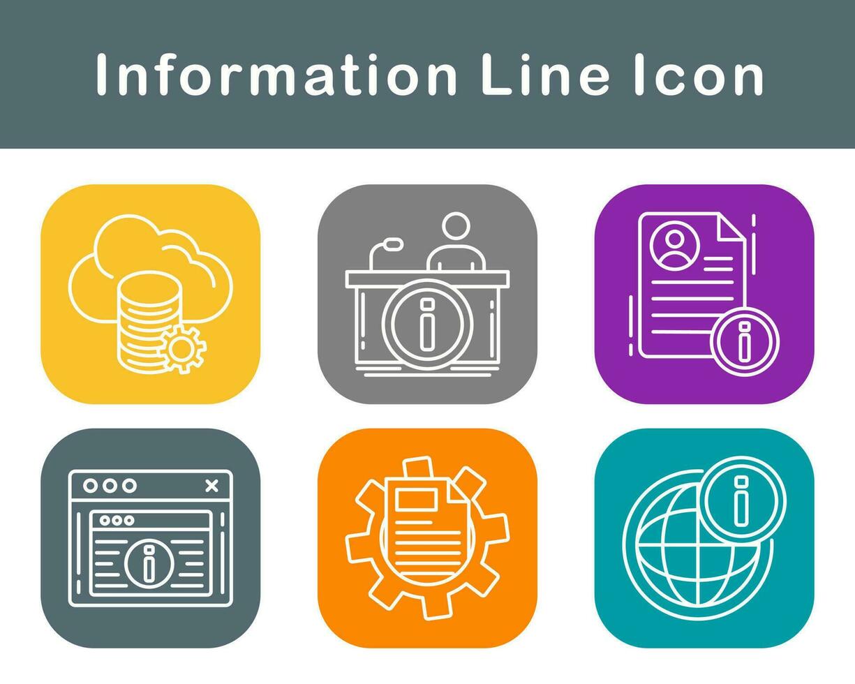 Information Vector Icon Set