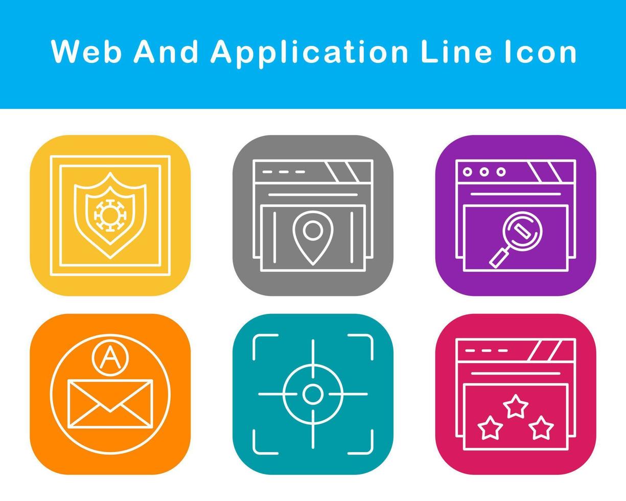 Web And Application Vector Icon Set