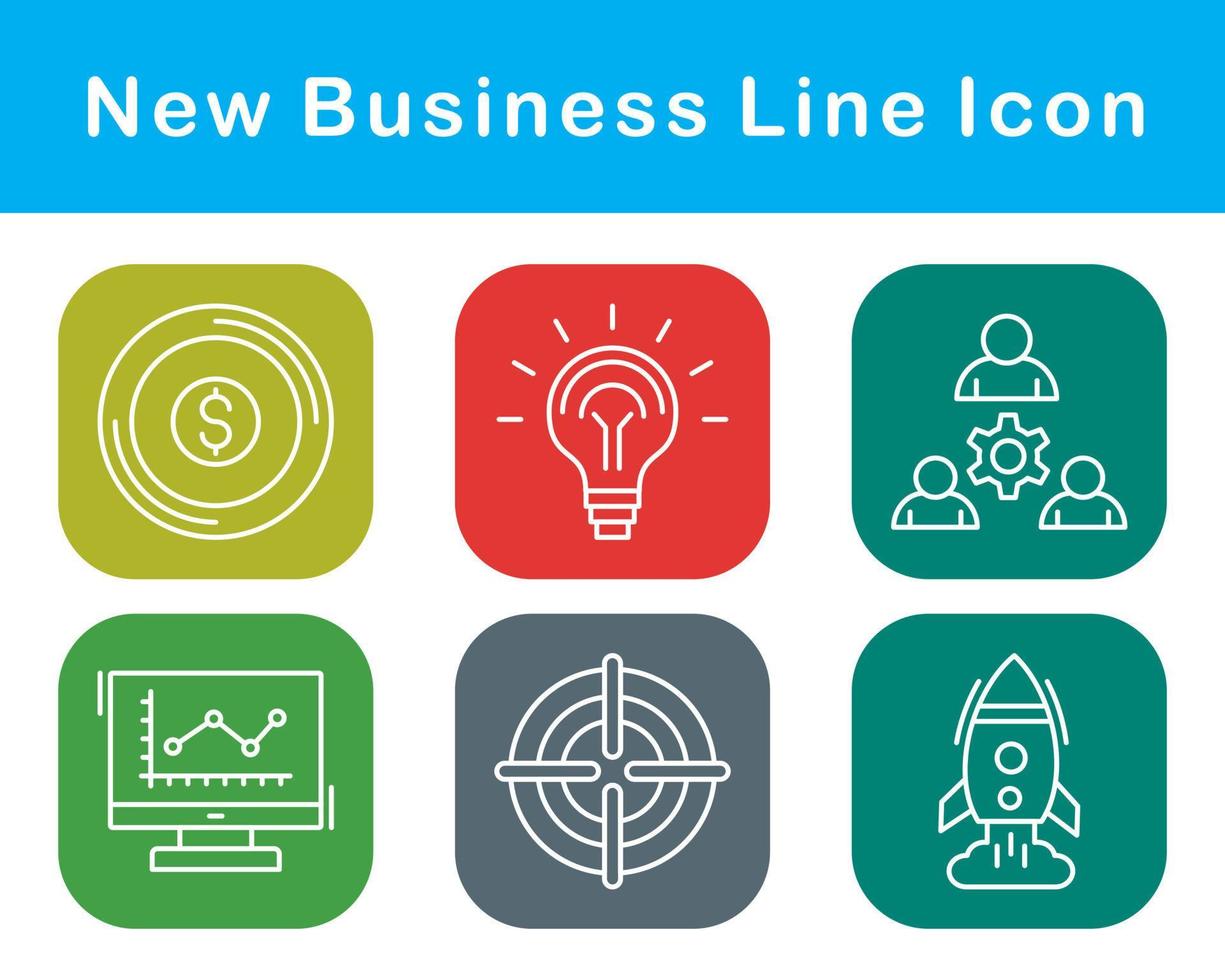 New Business Vector Icon Set