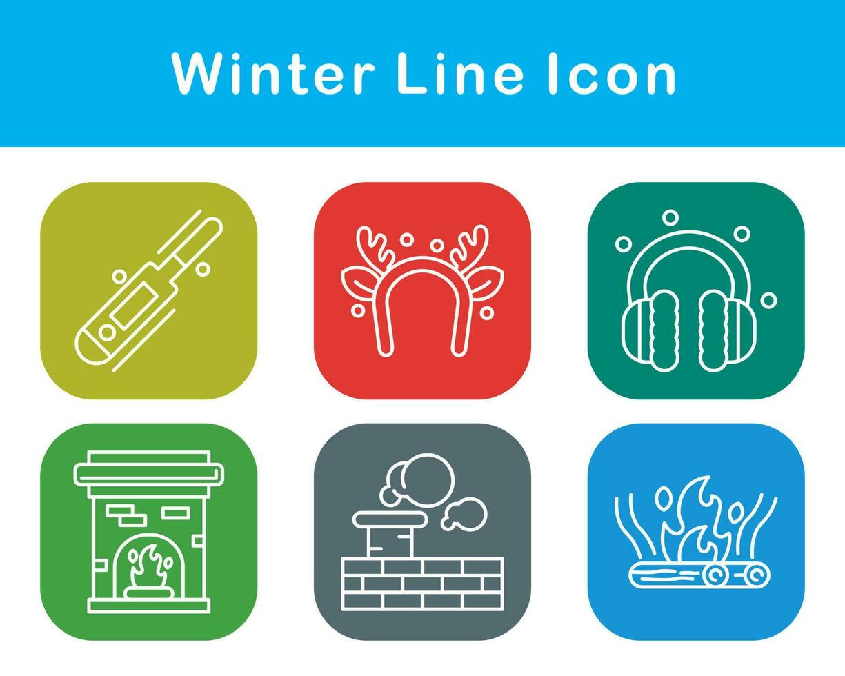 Winter Vector Icon Set
