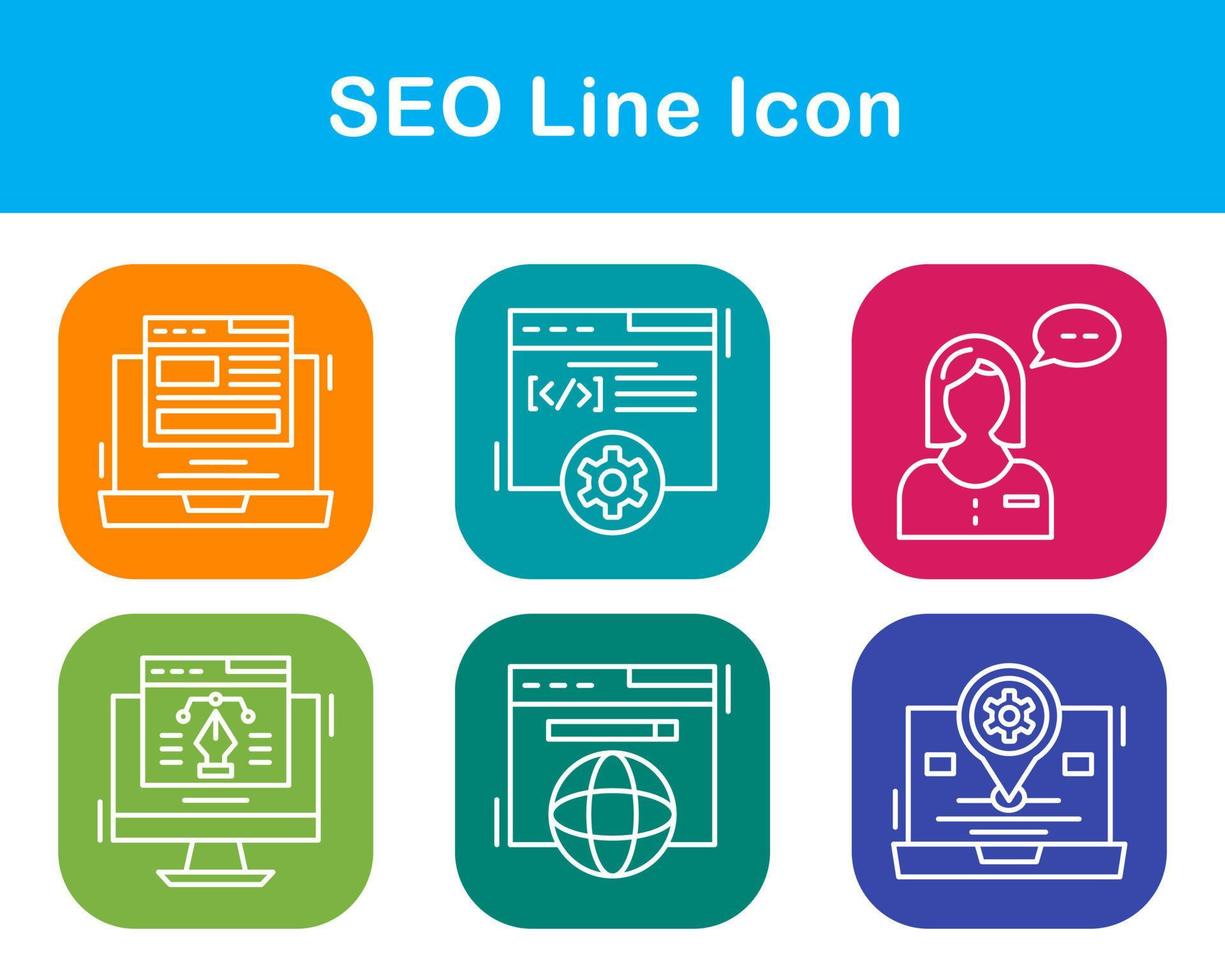 SEO Vector Icon Set