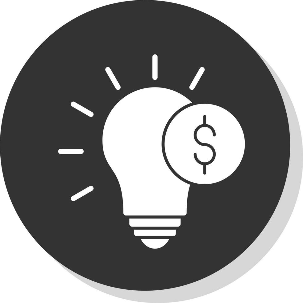 diseño de icono de vector de idea de inversión