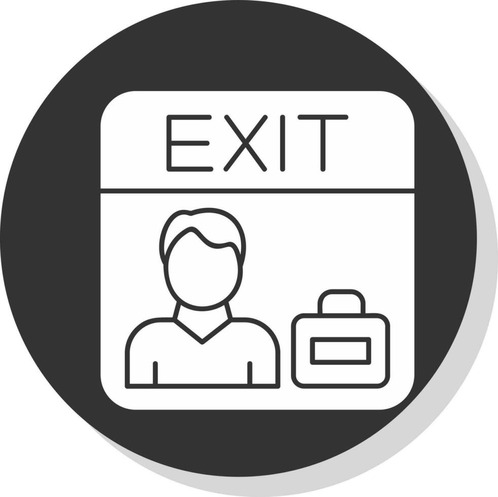 Exit Interview Vector Icon Design