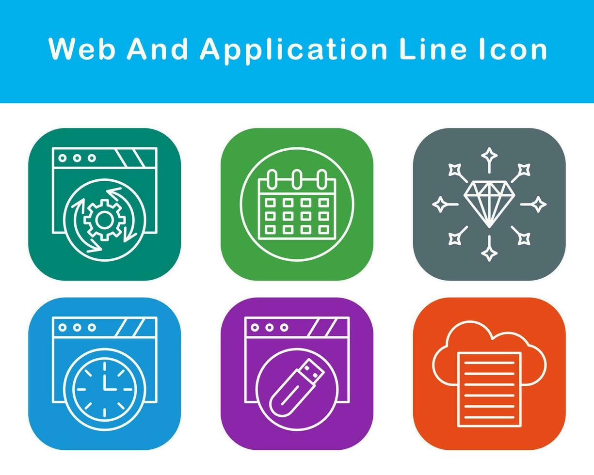 Web And Application Vector Icon Set