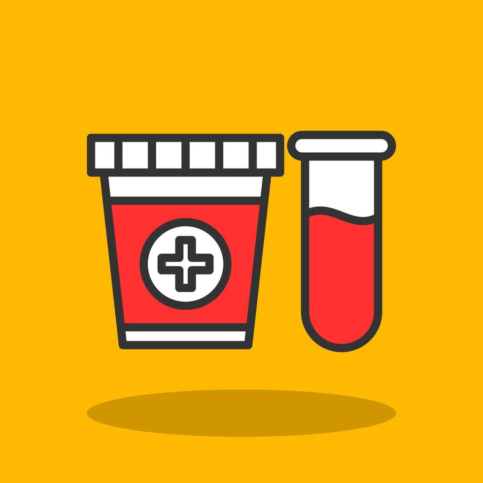Urine Test Vector Icon Design