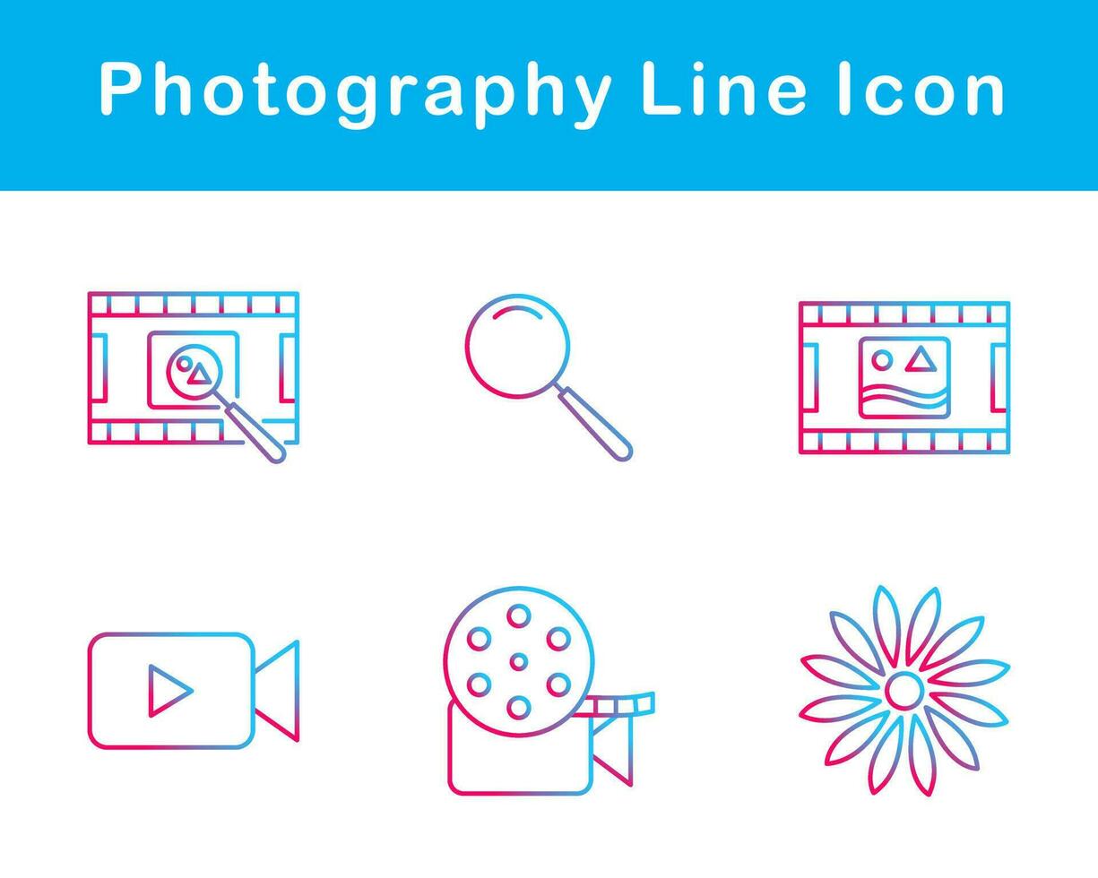 Photography Vector Icon Set