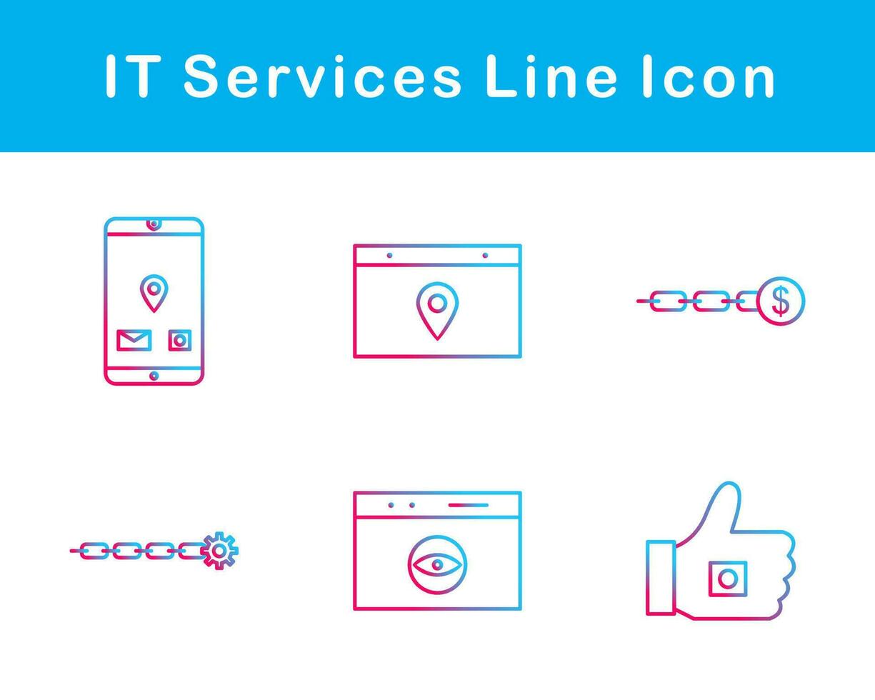 IT Services Vector Icon Set