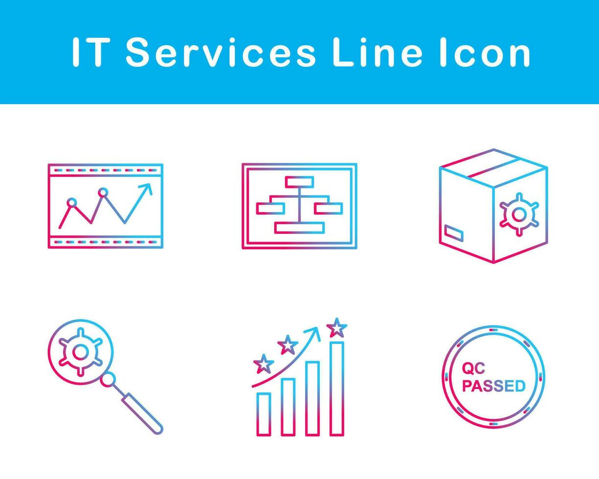 eso servicios vector icono conjunto