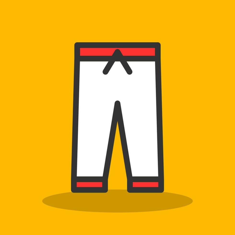 Trousers Vector Icon Design