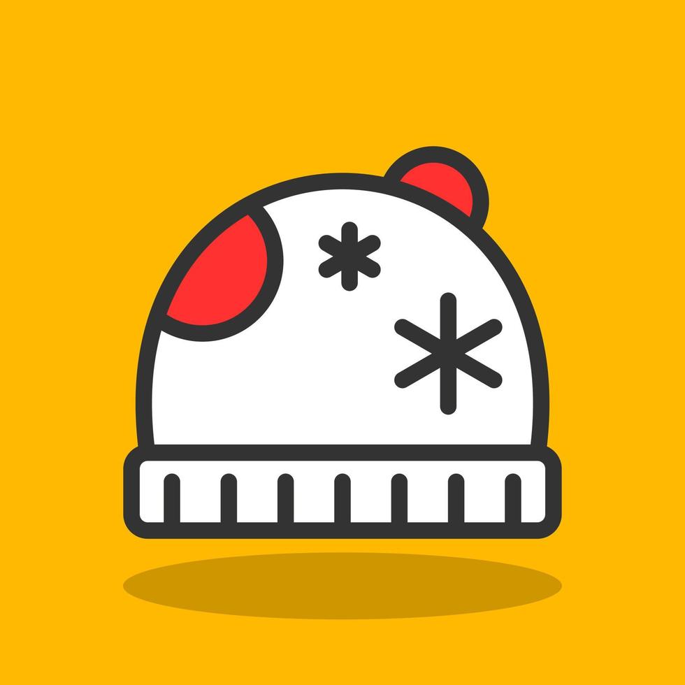 diseño de icono de vector de gorro