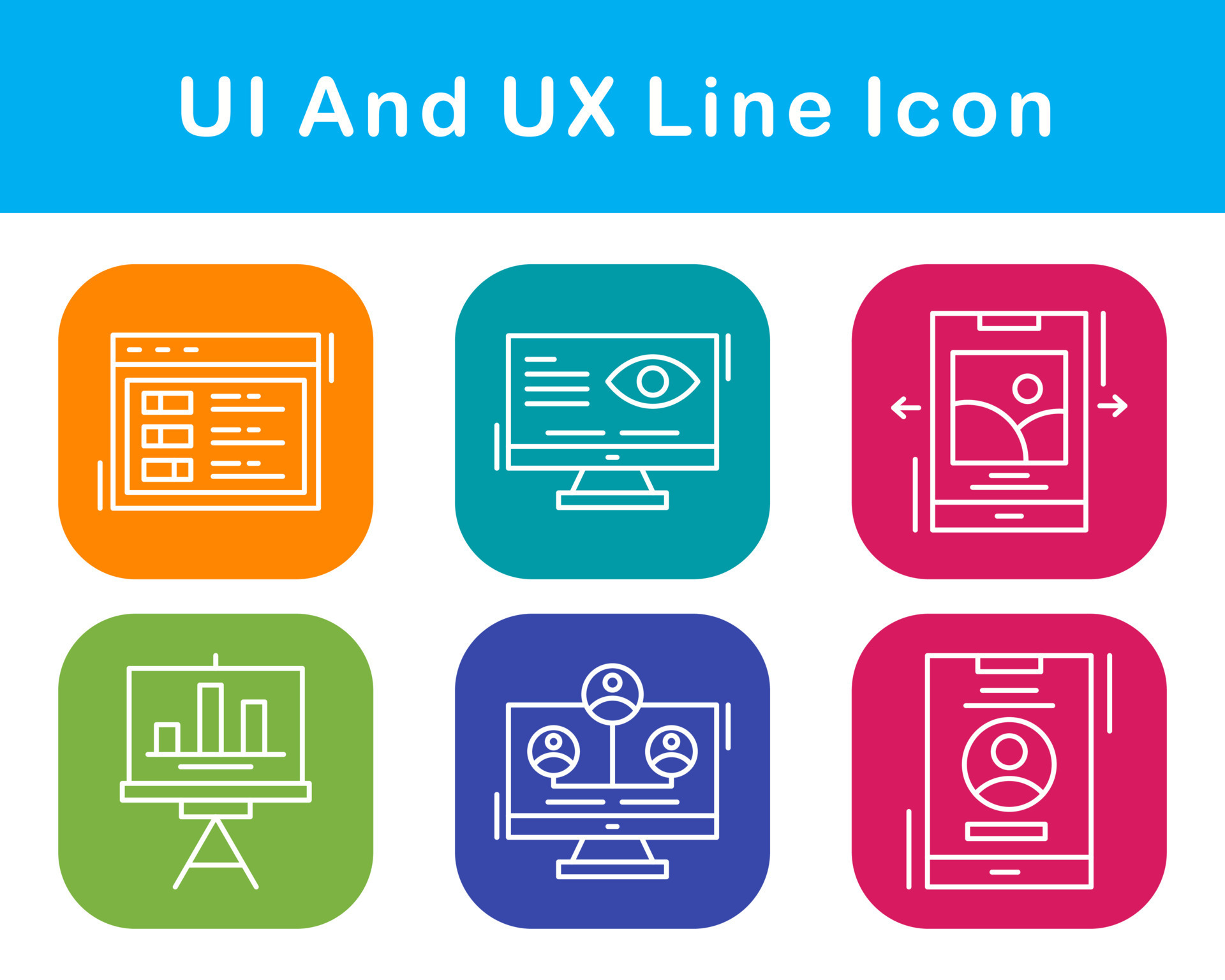 UI And UX Vector Icon Set 20655307 Vector Art at Vecteezy