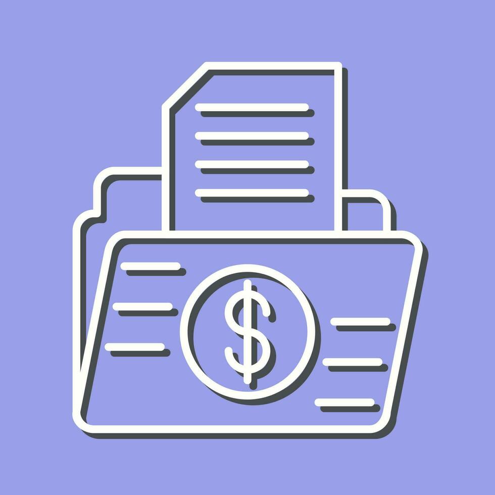 Folder Line Icon vector