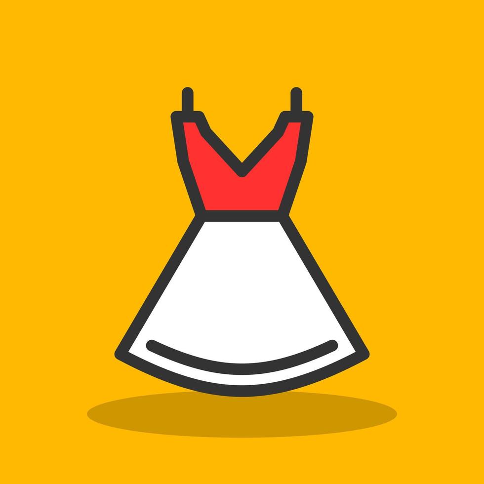 diseño de icono de vector de vestido