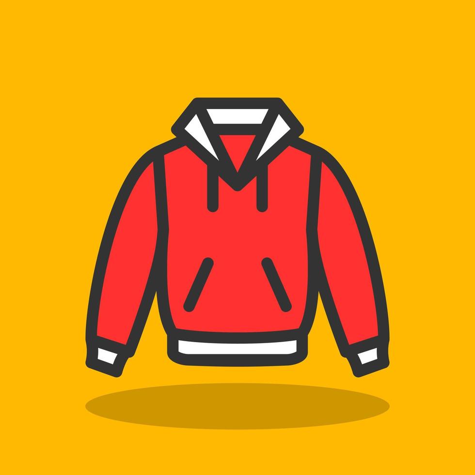 Hoodie Vector Icon Design