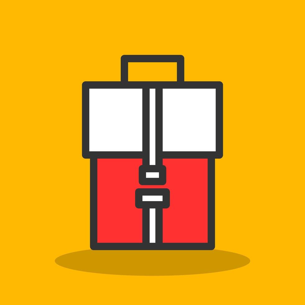 Backpack Vector Icon Design