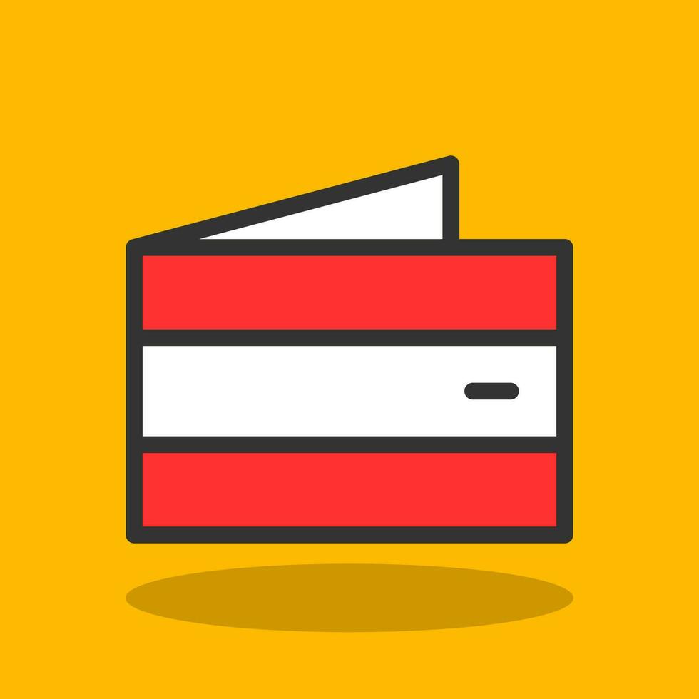 Wallet Vector Icon Design