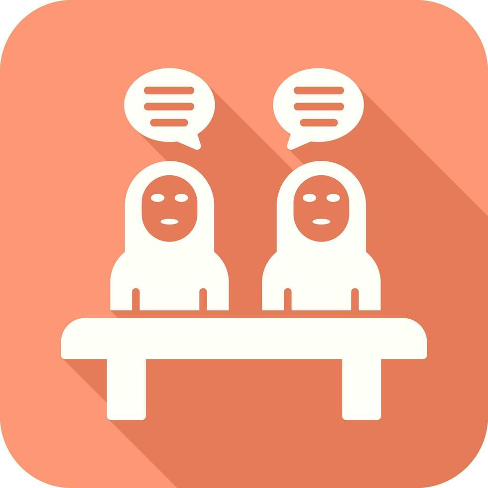 Meeting Glyph Icon vector