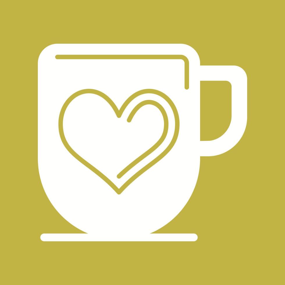 Mug Glyph Icon vector